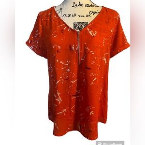 Orange Short Sleeve Top (2 for $20)